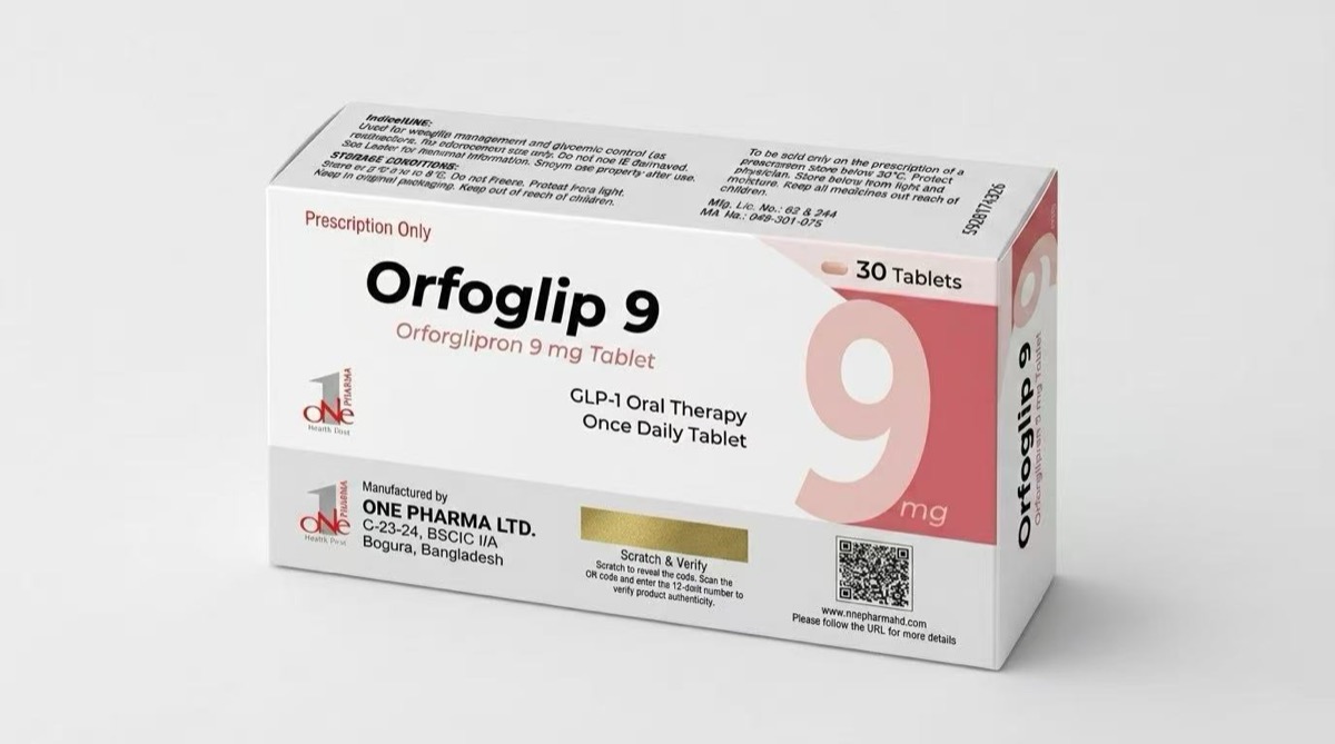 Orfoglip 9 奥格列龙药盒